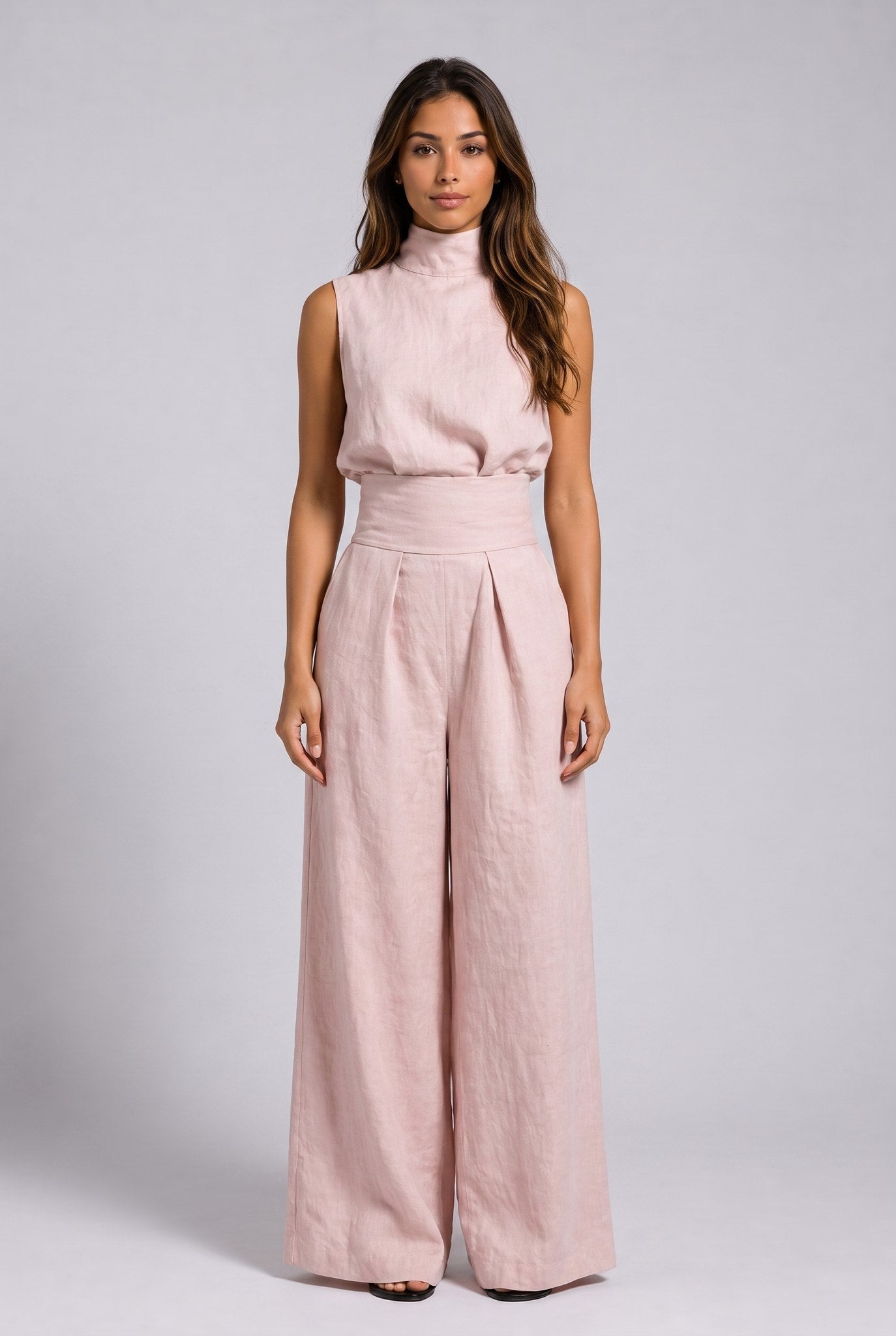 Aleia™ Linen Blend Two-Piece Set