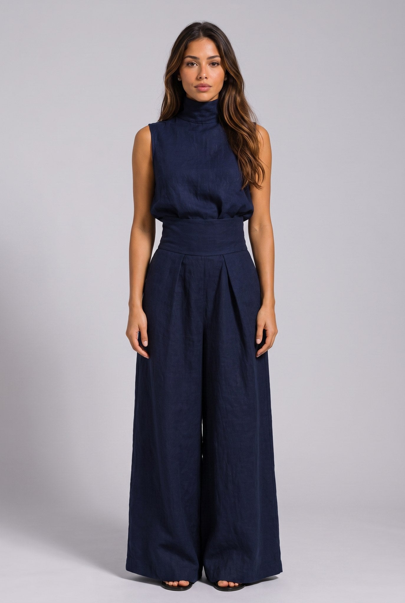 Aleia™ Linen Blend Two-Piece Set