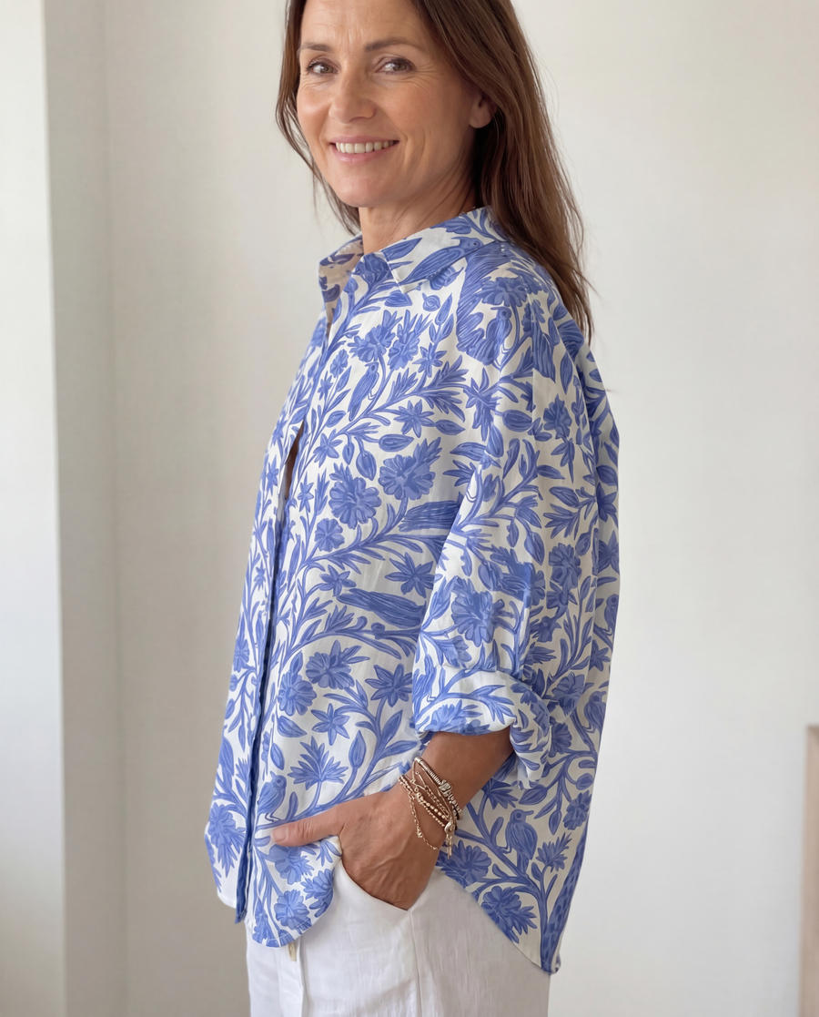 Aurora™ Blue Garden Blouse