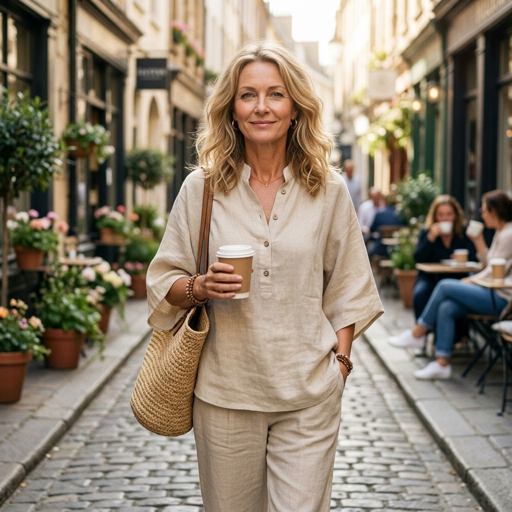 Calliope™ Cotton Linen Casual Set
