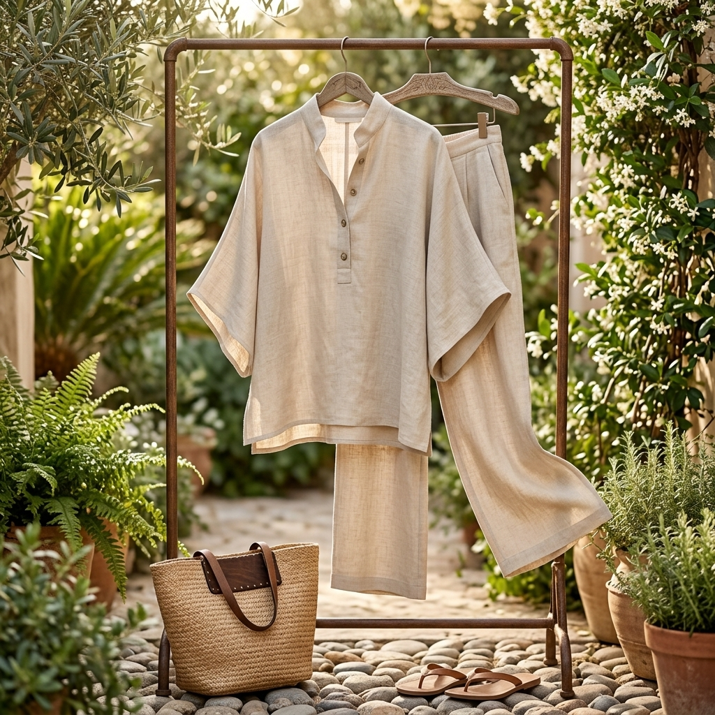 Calliope™ Cotton Linen Casual Set