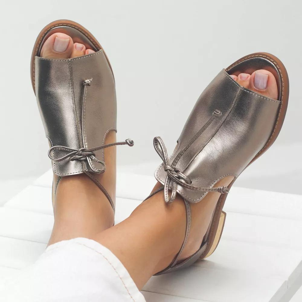 Tara™ Adjustable Leather Strap Sandals