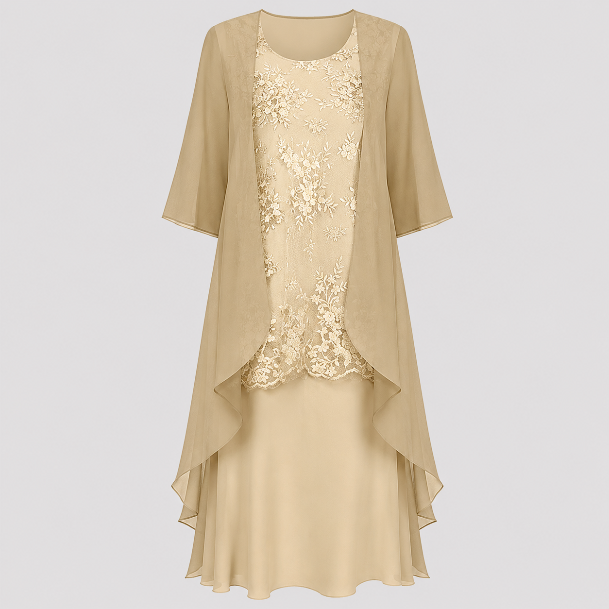 Lumi™ Chiffon Two-Piece Dress