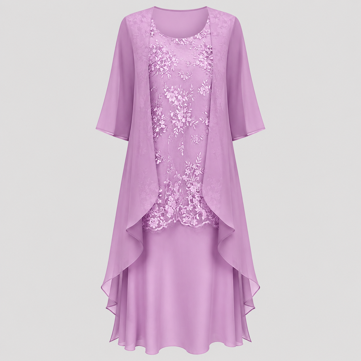 Lumi™ Chiffon Two-Piece Dress