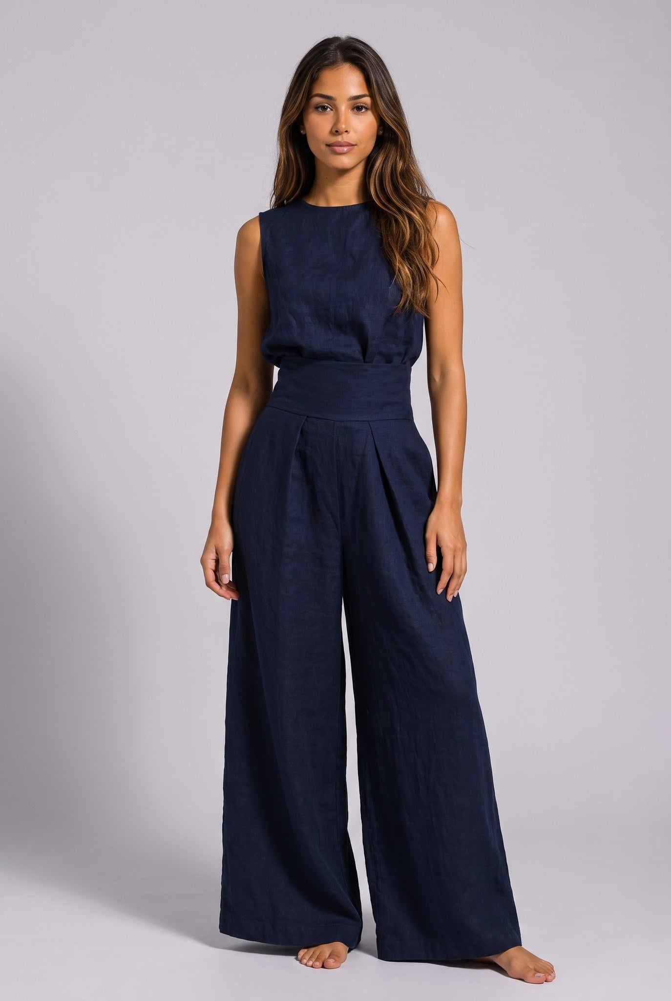 Aleia™ Linen Blend Two-Piece Set