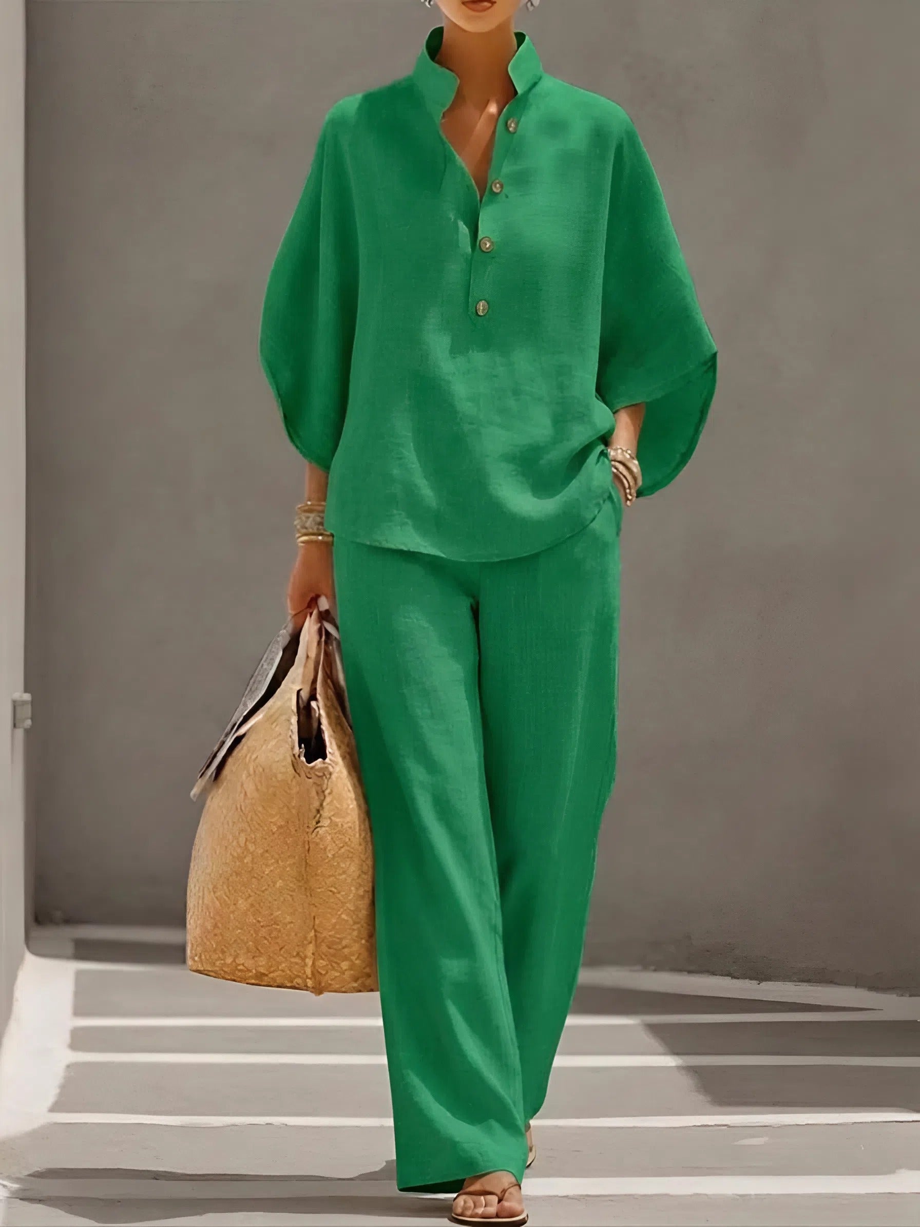 Calliope™ Cotton Linen Casual Set