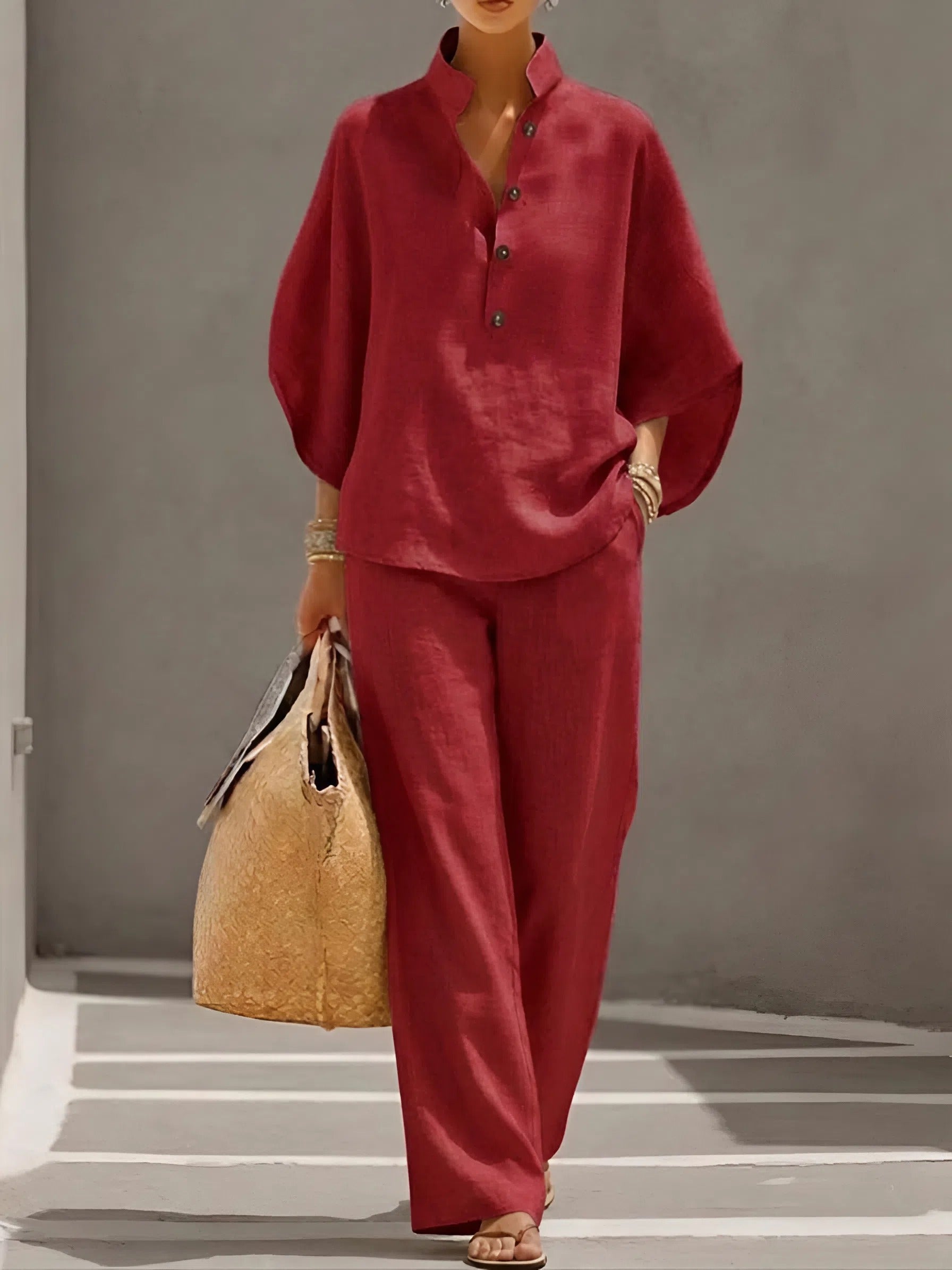 Calliope™ Cotton Linen Casual Set