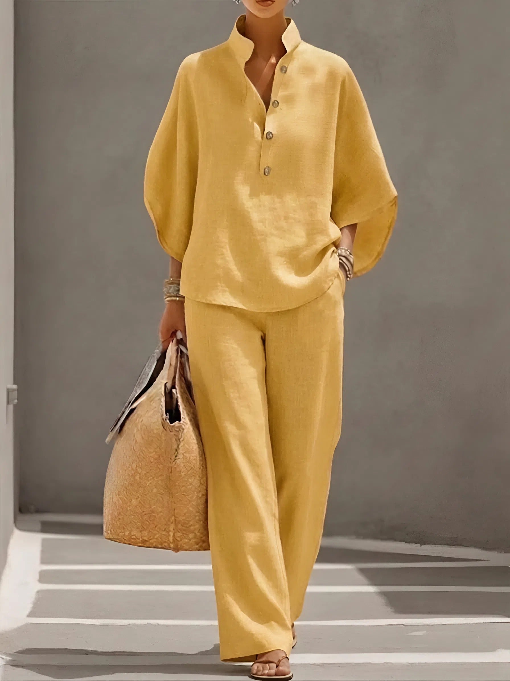 Calliope™ Cotton Linen Casual Set