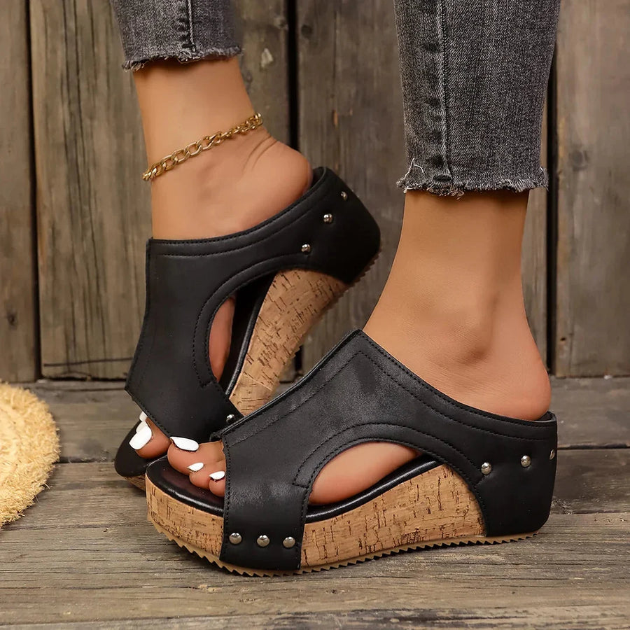 Emmie™ Studded Wedge Sandals